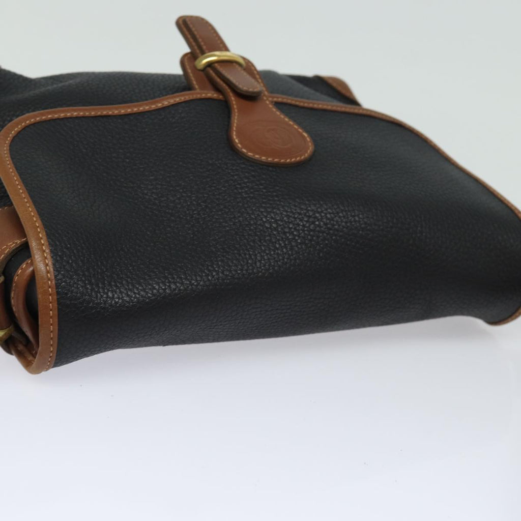 GUCCI Shoulder Bag Leather Black ep4707