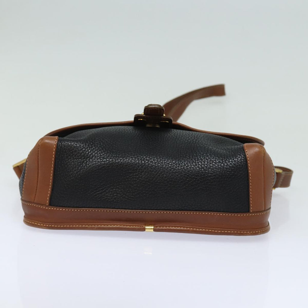 GUCCI Shoulder Bag Leather Black ep4707
