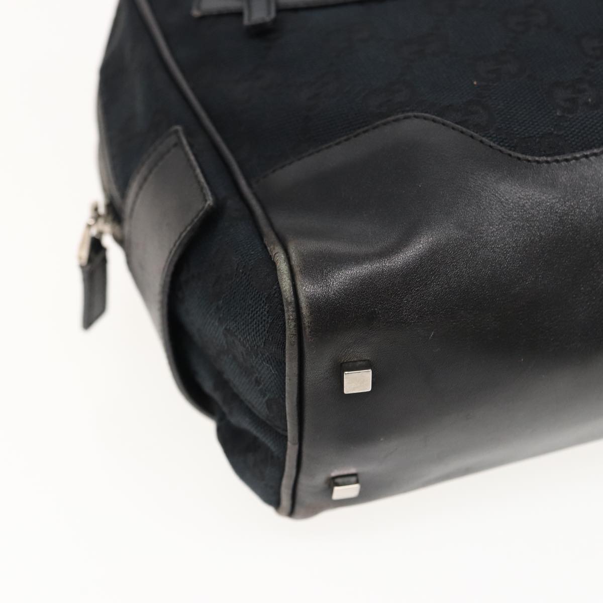 GUCCI GG Canvas Shoulder Bag Black 002 1115 ep4726