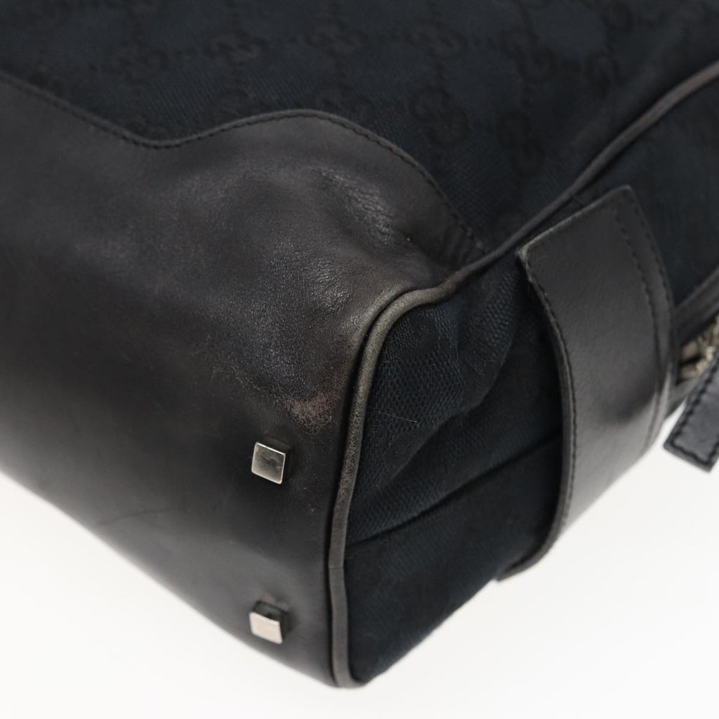 GUCCI GG Canvas Shoulder Bag Black 002 1115 ep4726