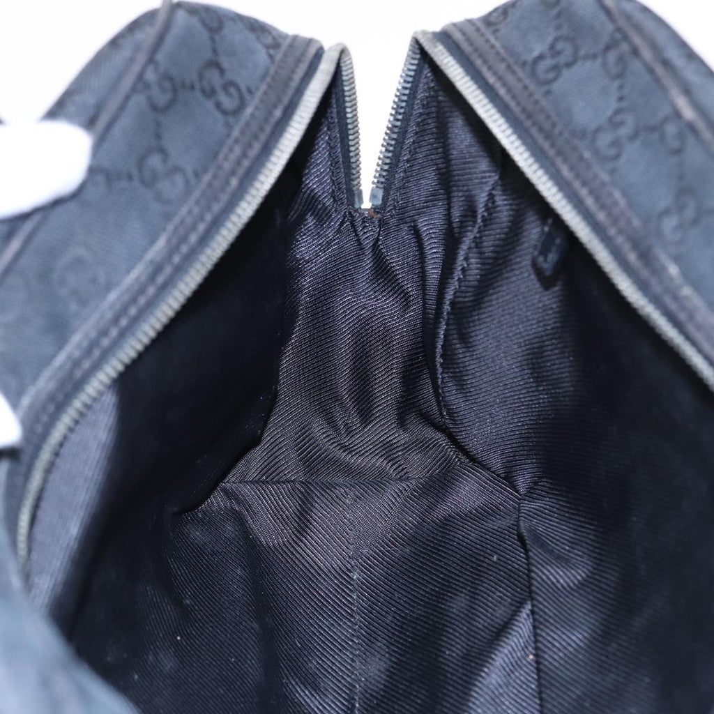 GUCCI GG Canvas Shoulder Bag Black 002 1115 ep4726