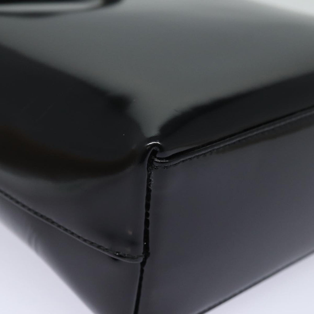 GUCCI Hand Bag Enamel Black 000 2058 ep4728