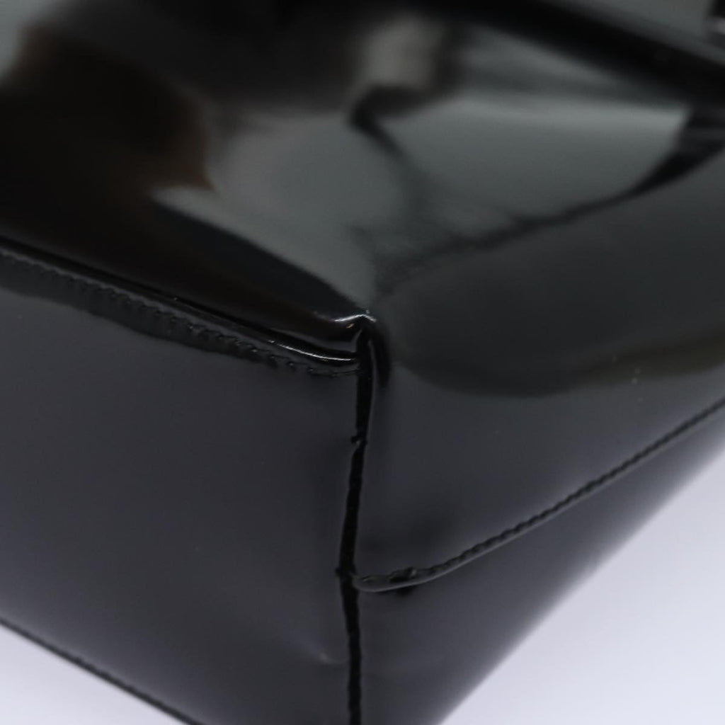 GUCCI Hand Bag Enamel Black 000 2058 ep4728