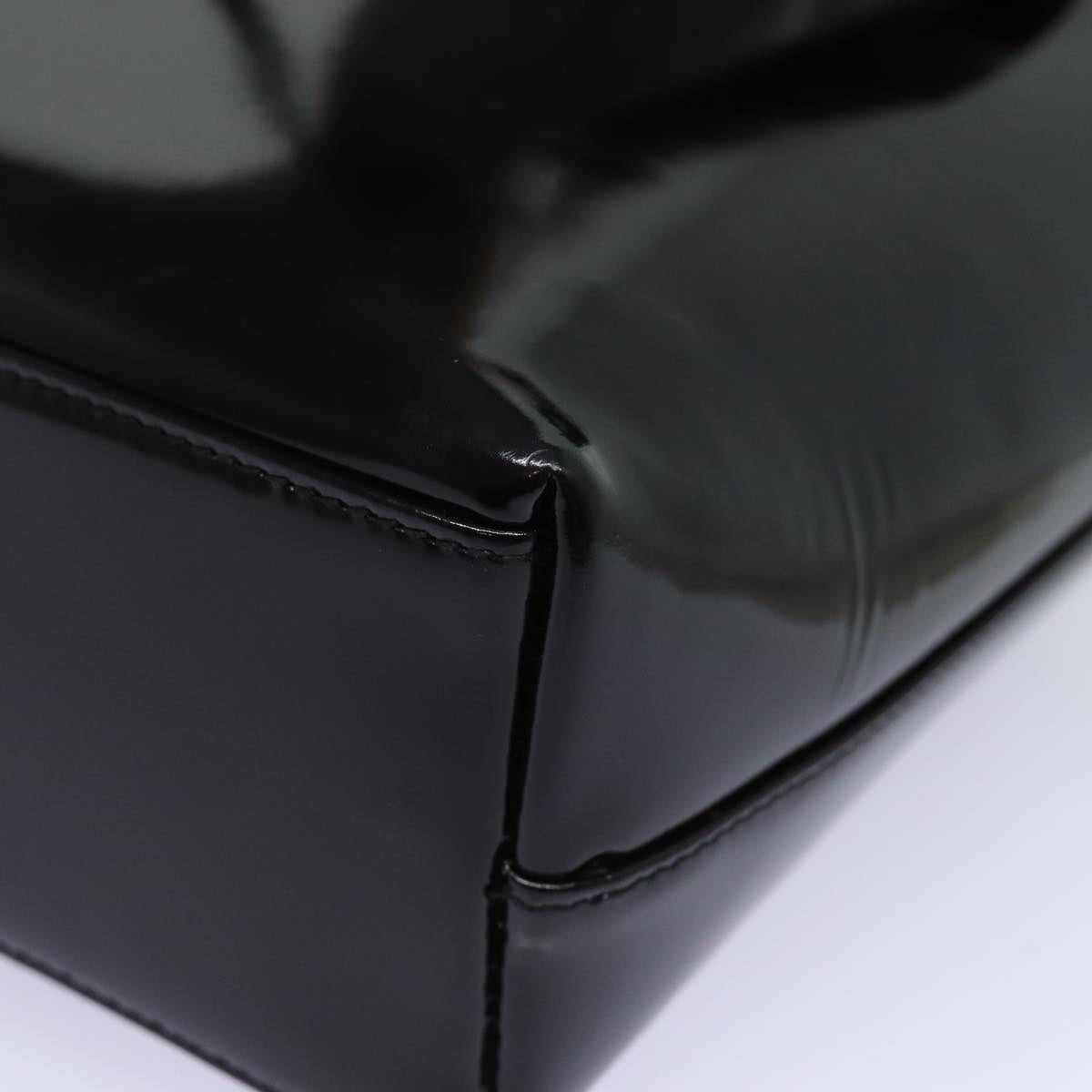GUCCI Hand Bag Enamel Black 000 2058 ep4728