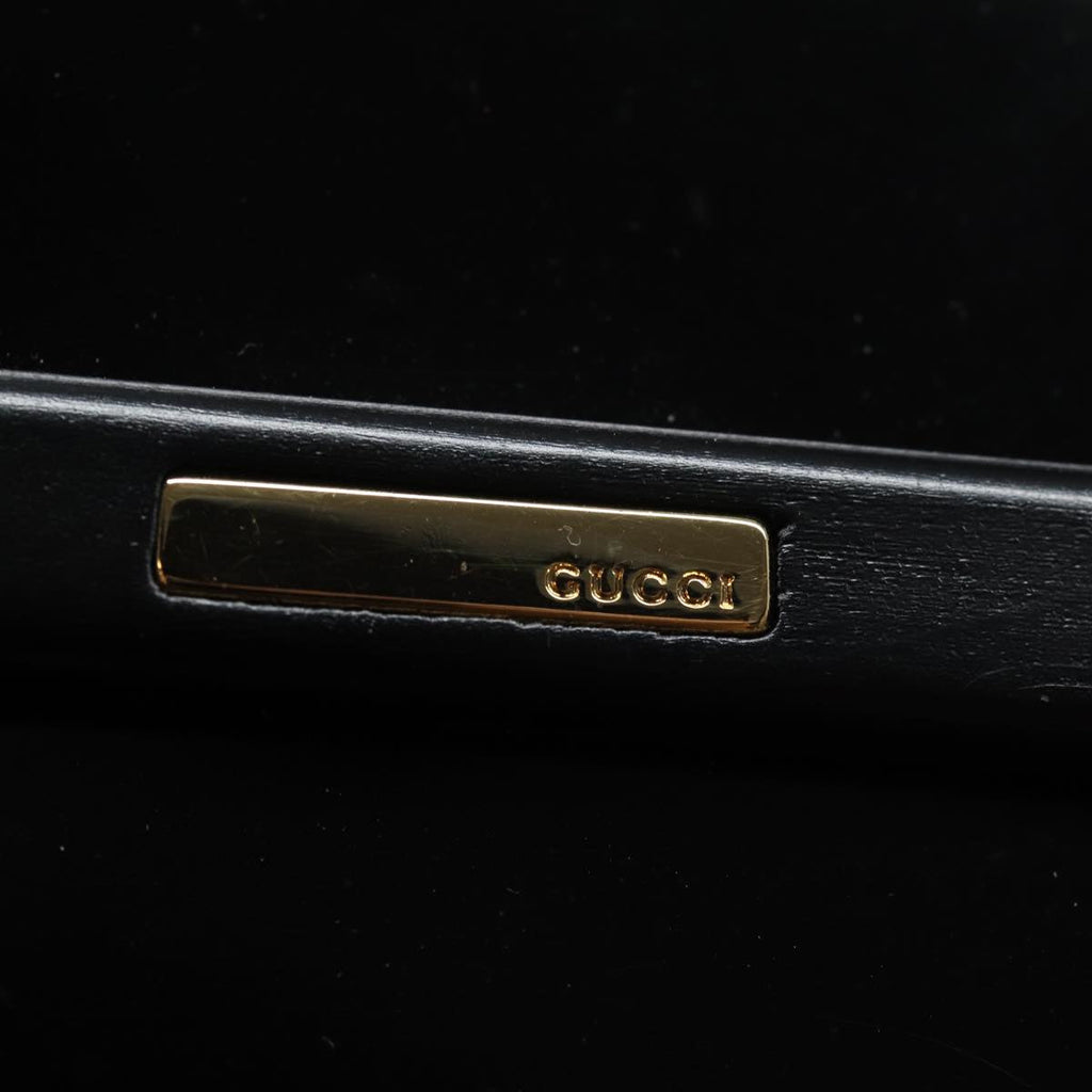 GUCCI Hand Bag Enamel Black 000 2058 ep4728