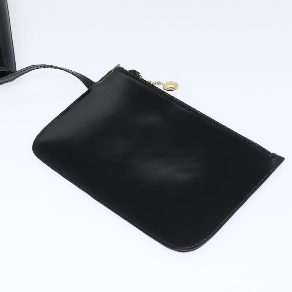 GUCCI Hand Bag Enamel Black 000 2058 ep4728