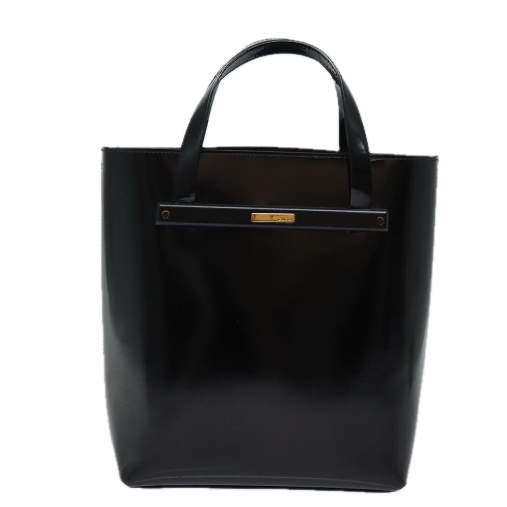 GUCCI Hand Bag Enamel Black 000 2058 ep4728