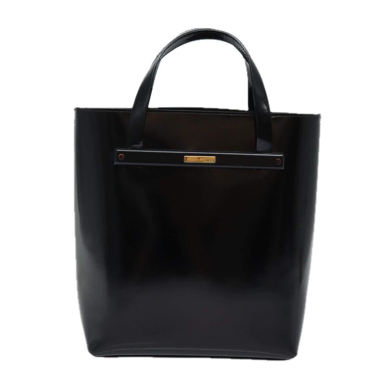 GUCCI Hand Bag Enamel Black 000 2058 ep4728