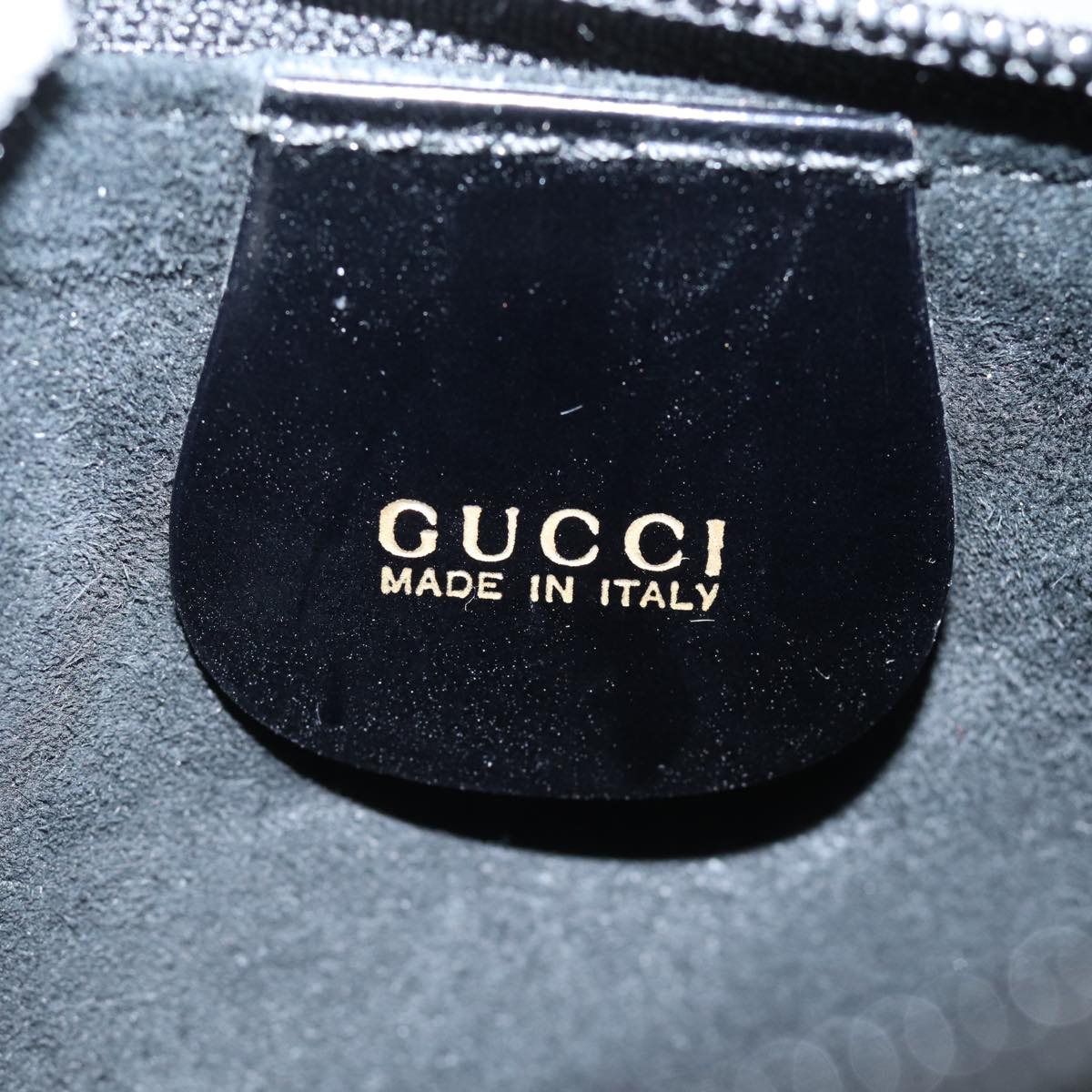 GUCCI Hand Bag Enamel Black 000 2058 ep4728