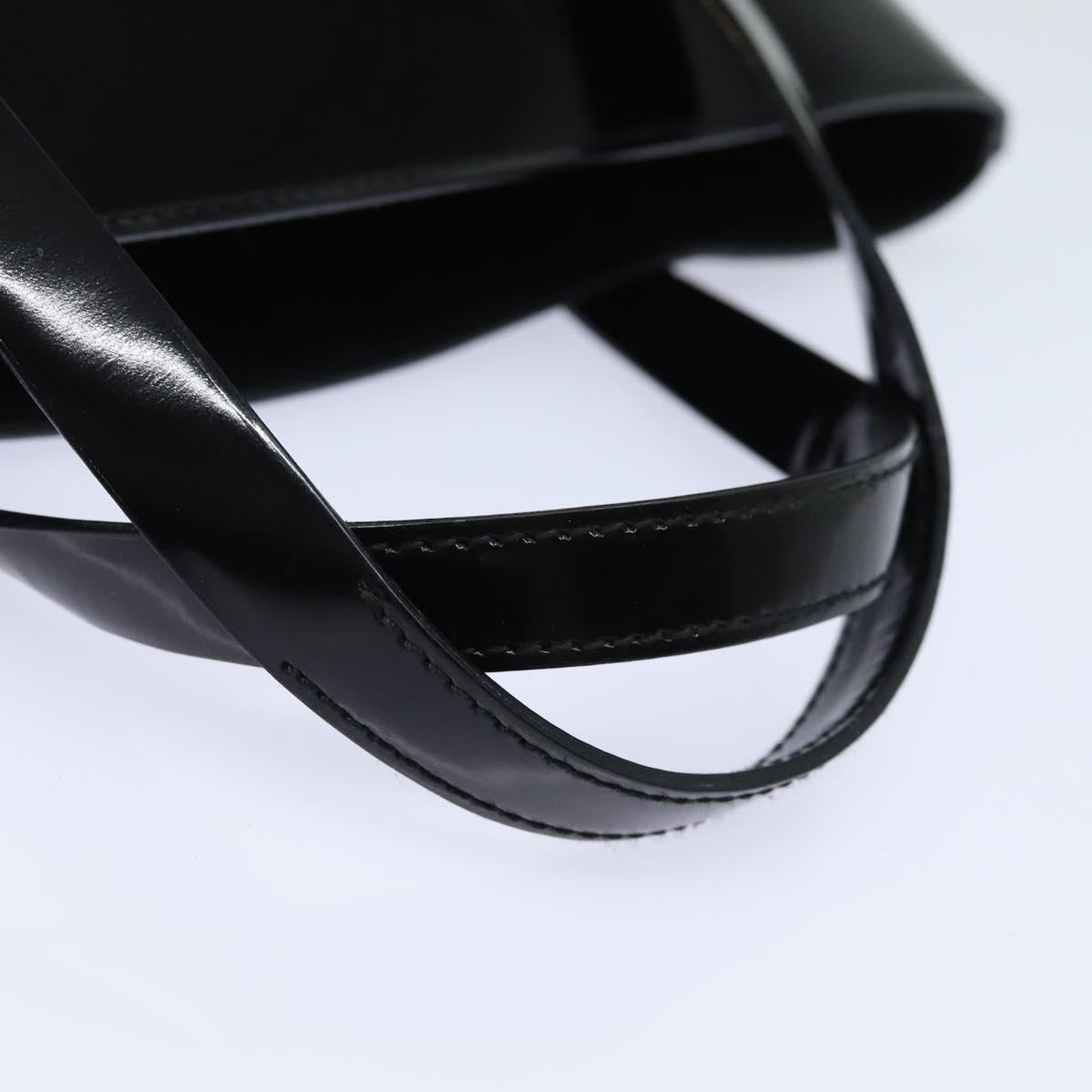 GUCCI Hand Bag Enamel Black 000 2058 ep4728