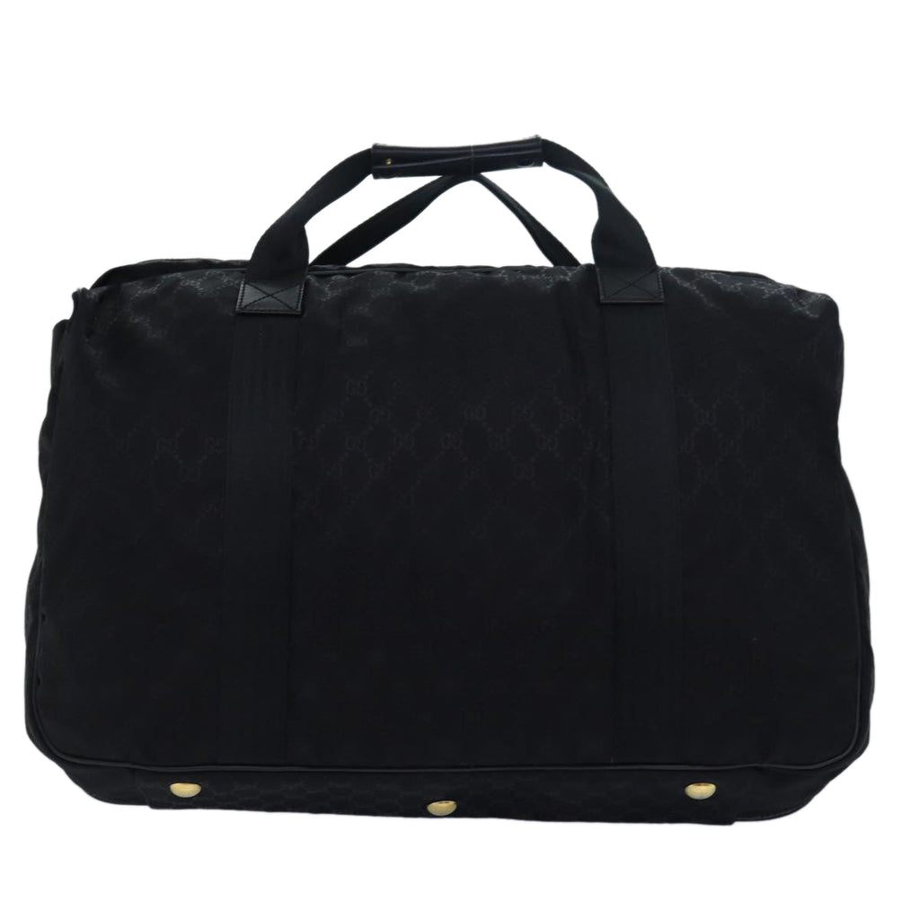 GUCCI GG Canvas Travel Case Boston Bag Black 012 1095 3674 ep4732