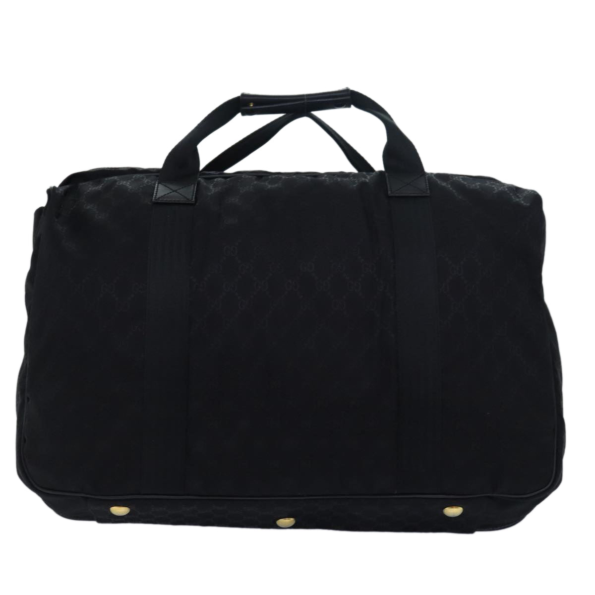 GUCCI GG Canvas Travel Case Boston Bag Black 012 1095 3674 ep4732