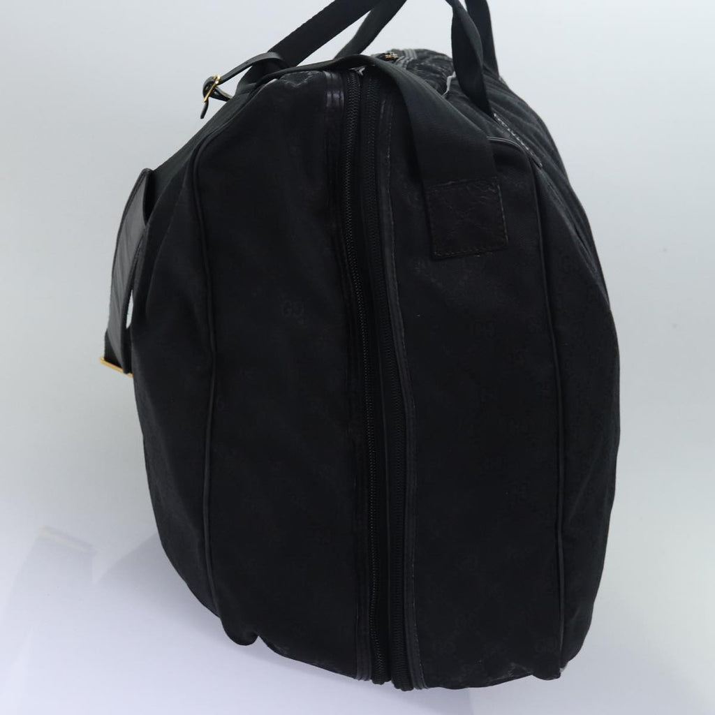 GUCCI GG Canvas Travel Case Boston Bag Black 012 1095 3674 ep4732
