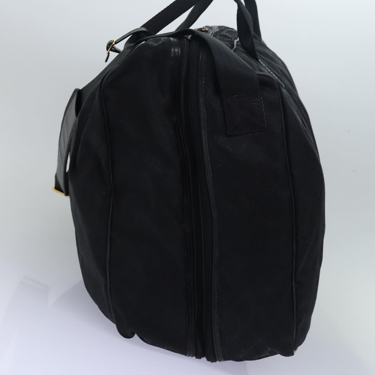 GUCCI GG Canvas Travel Case Boston Bag Black 012 1095 3674 ep4732