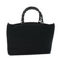 GUCCI Bamboo Hand Bag Nylon Black 002 1998 0352 ep4735