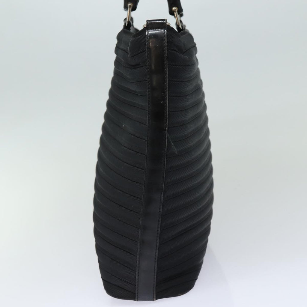 GUCCI Bamboo Hand Bag Nylon Black 002 1998 0352 ep4735