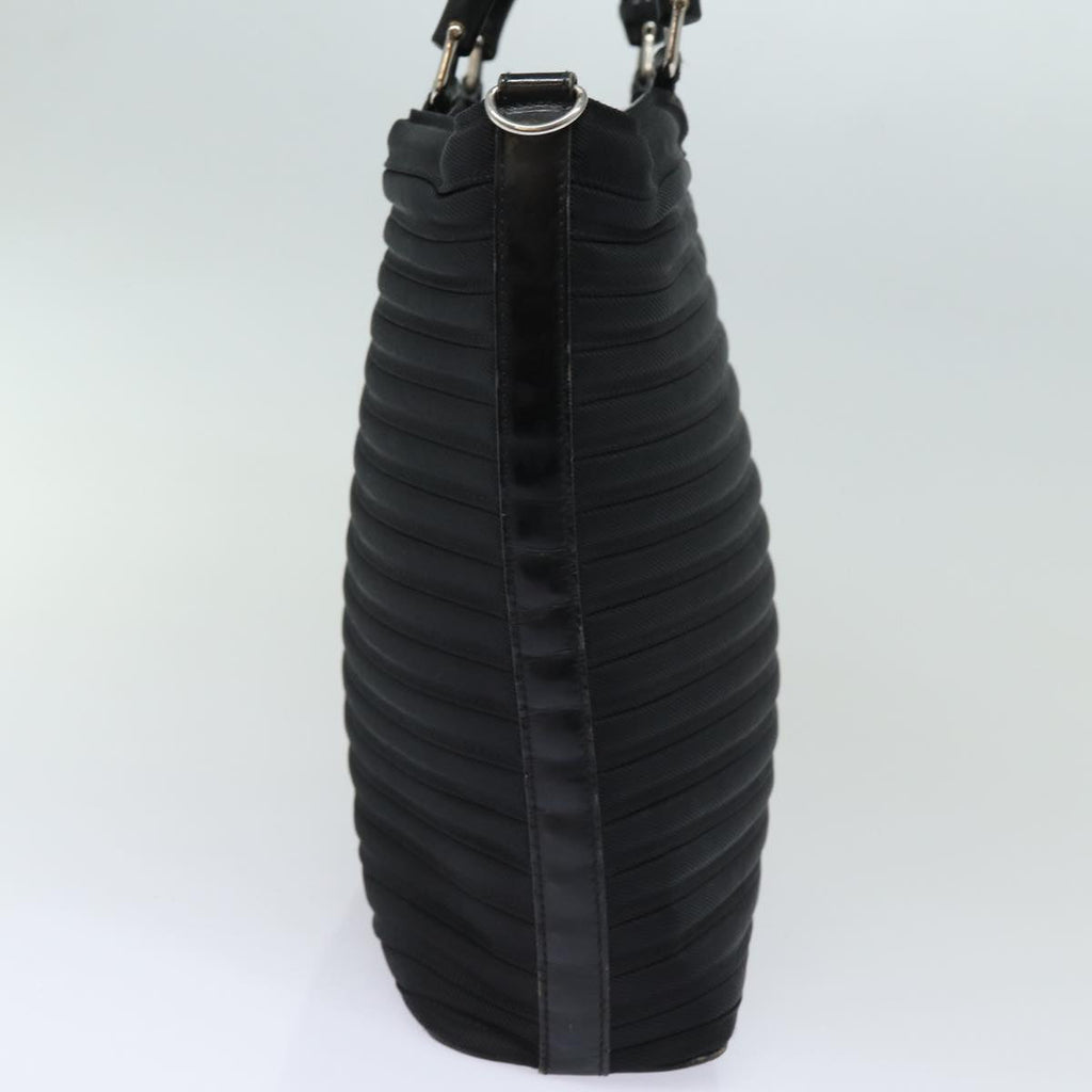 GUCCI Bamboo Hand Bag Nylon Black 002 1998 0352 ep4735