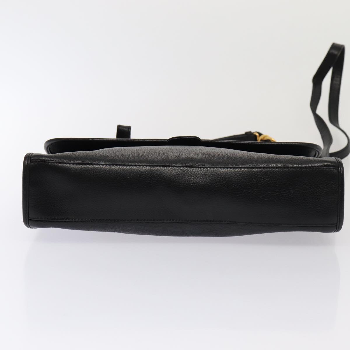 GUCCI Shoulder Bag Leather Black 004 86 0222 ep4739