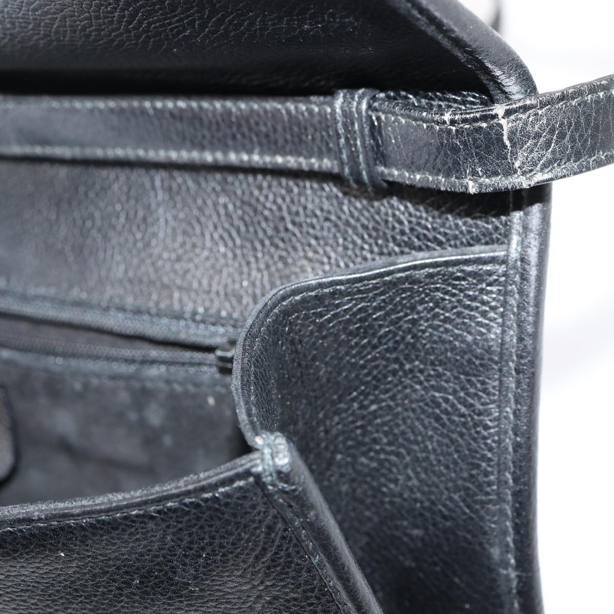 GUCCI Shoulder Bag Leather Black 004 86 0222 ep4739
