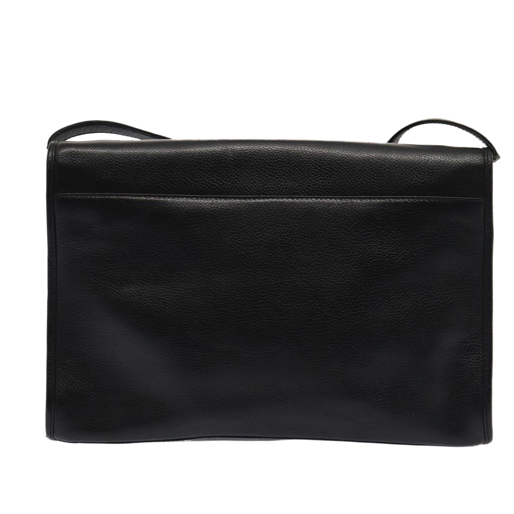 GUCCI Shoulder Bag Leather Black 004 86 0222 ep4739