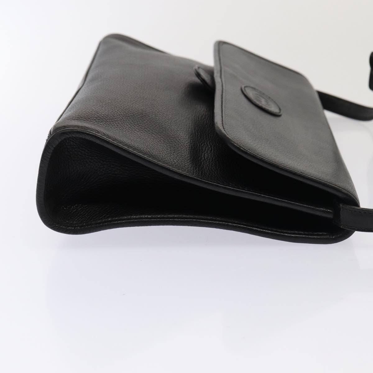 GUCCI Shoulder Bag Leather Black 004 86 0222 ep4739
