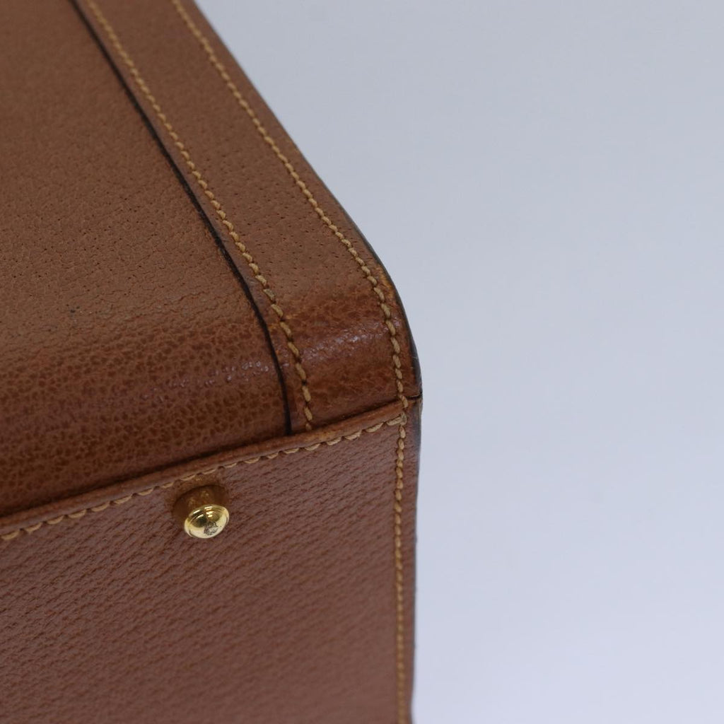 GUCCI Bamboo Hand Bag Leather Brown ep4740