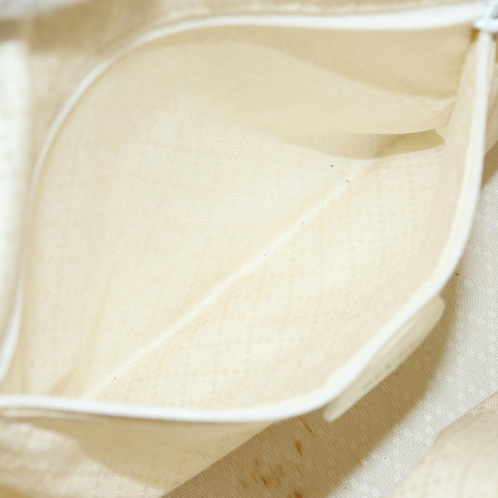 GUCCI Bamboo Shoulder Bag Nylon White 000 1956 0531 ep4742