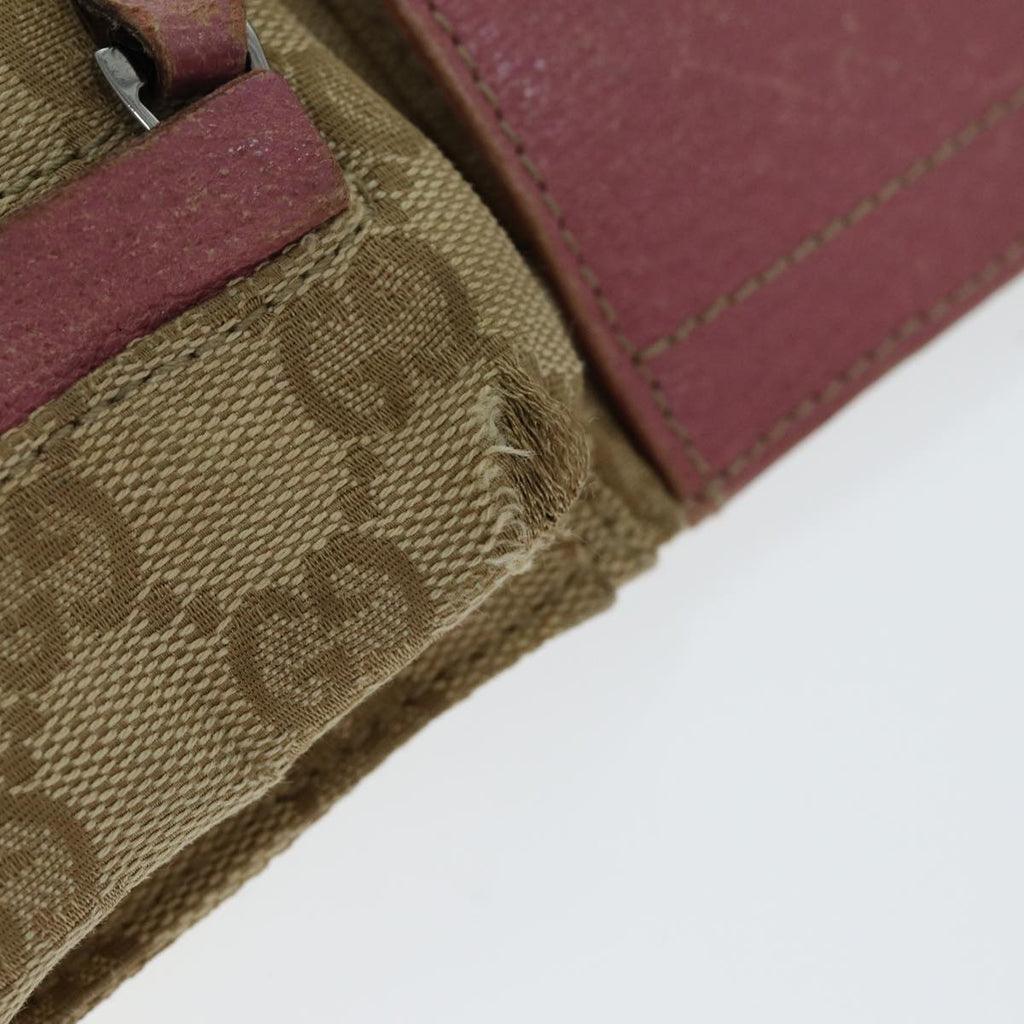 GUCCI GG Canvas Sherry Line Waist bag Beige Pink 28566 ep4752