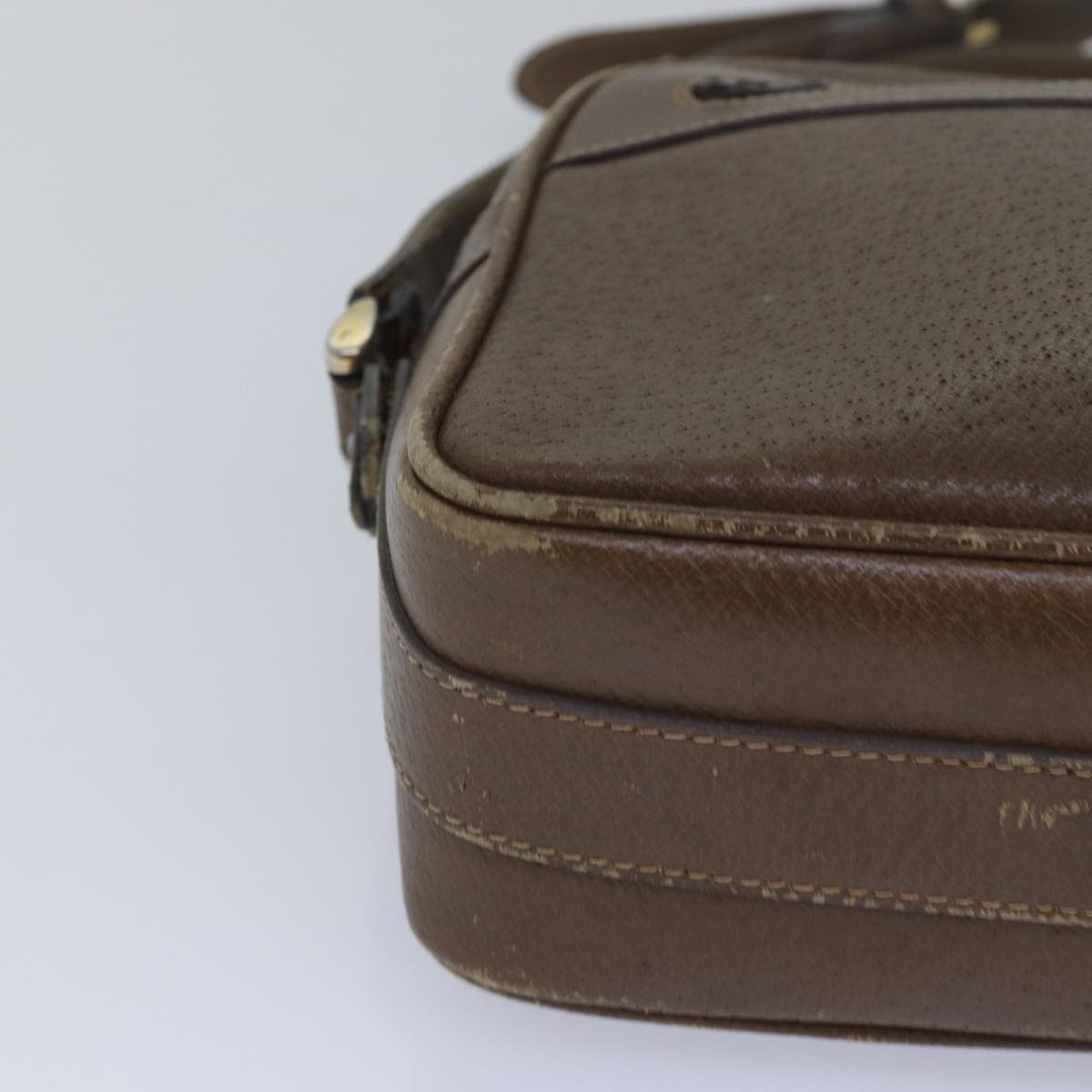 GUCCI Shoulder Bag Leather Brown 001 1051 1231 ep4753