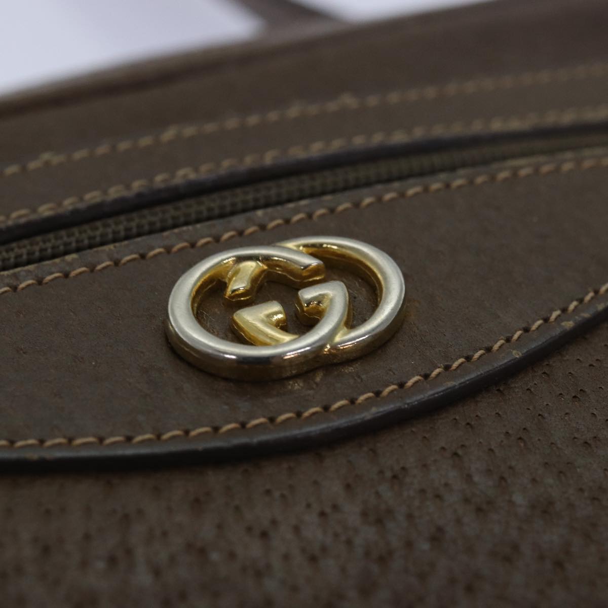 GUCCI Shoulder Bag Leather Brown 001 1051 1231 ep4753
