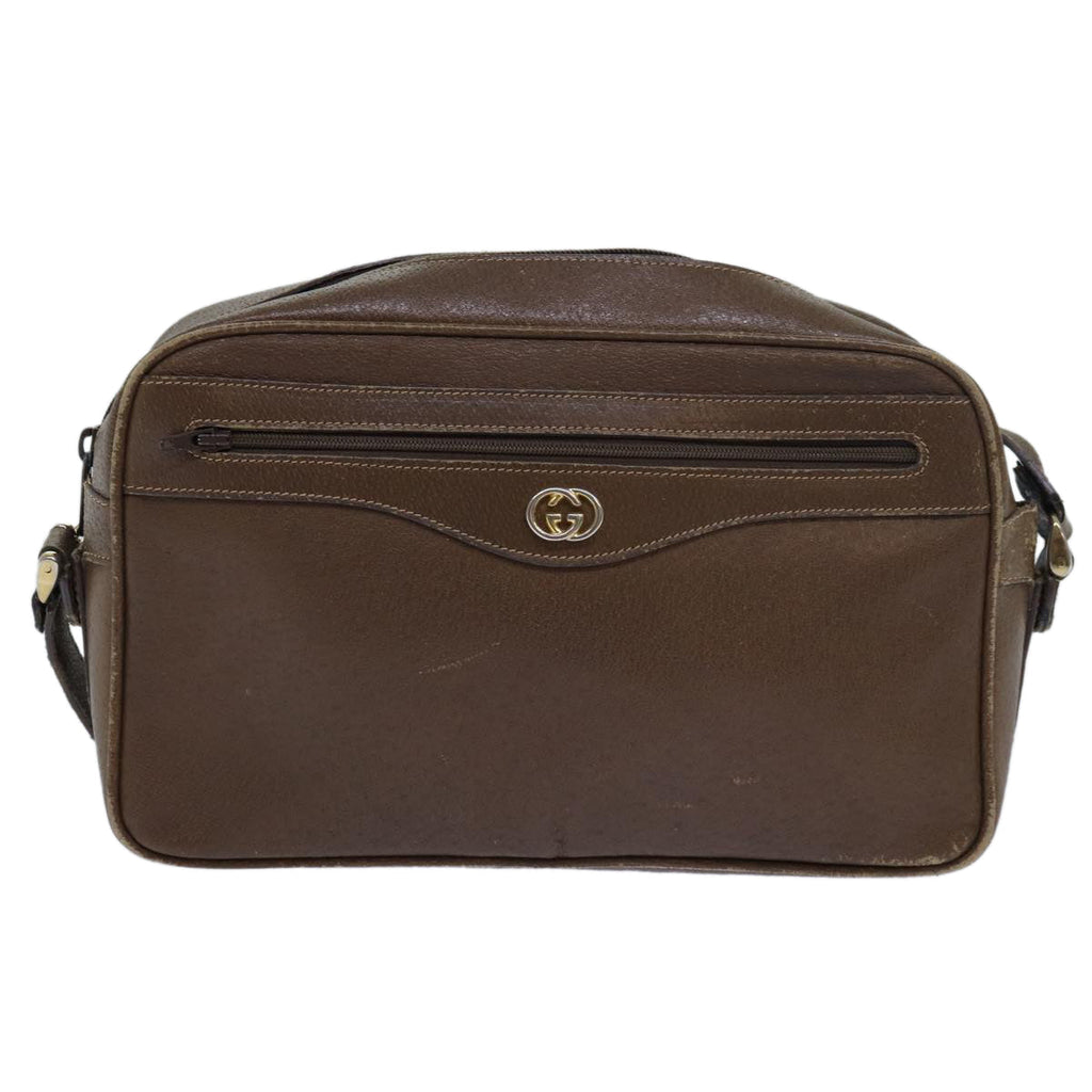 GUCCI Shoulder Bag Leather Brown 001 1051 1231 ep4753