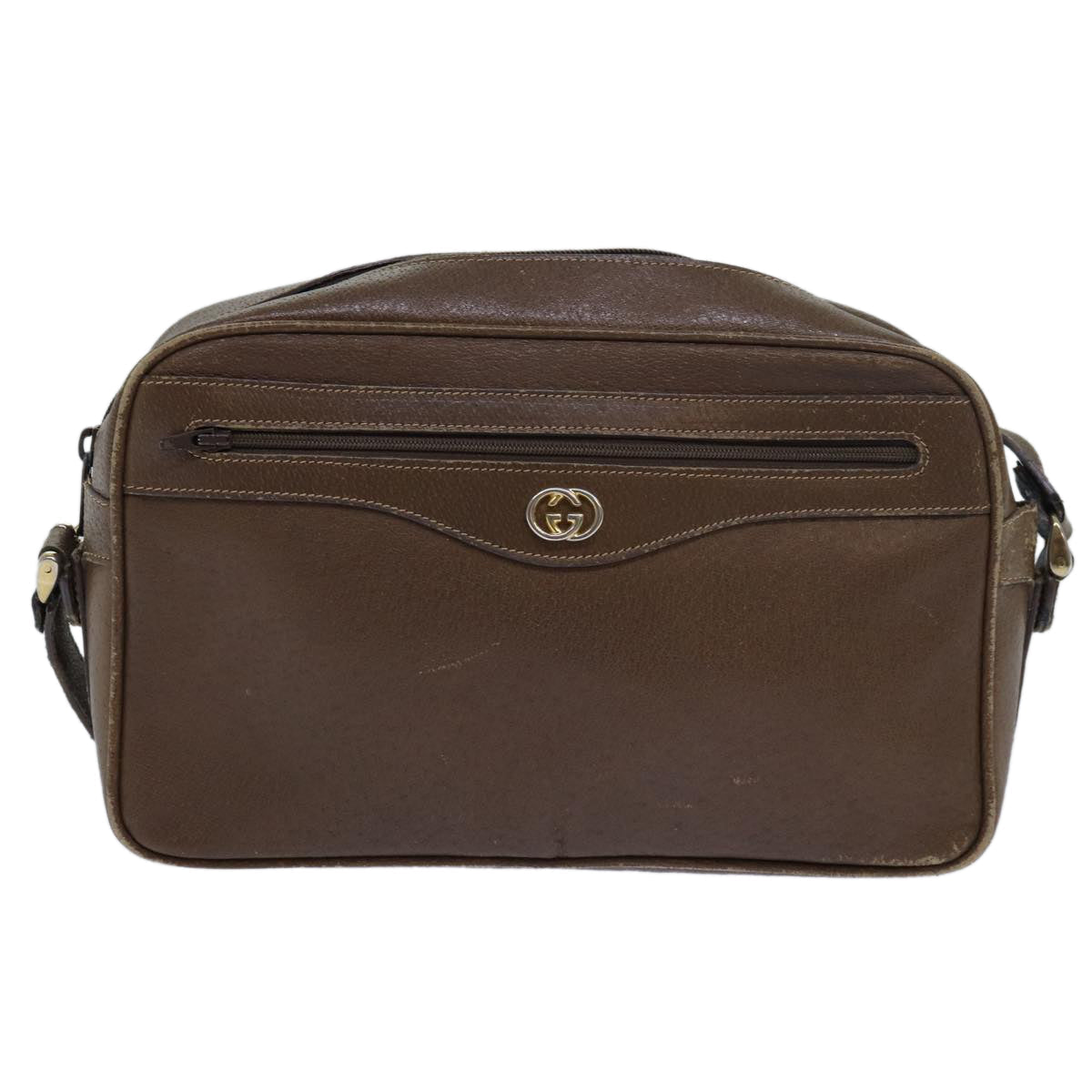 GUCCI Shoulder Bag Leather Brown 001 1051 1231 ep4753