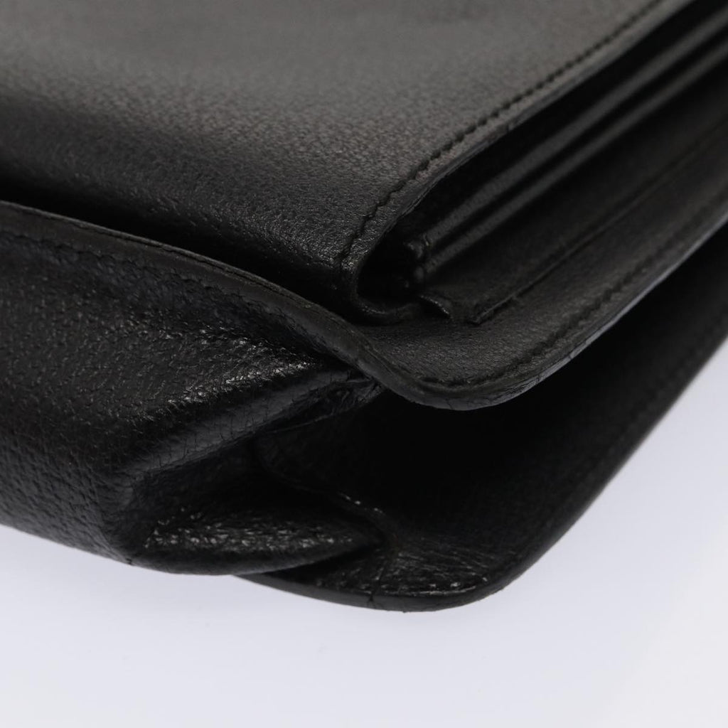 GUCCI Business Bag Leather 2way Black ep4781