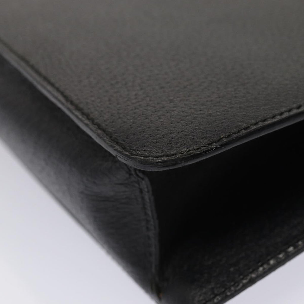 GUCCI Business Bag Leather 2way Black ep4781