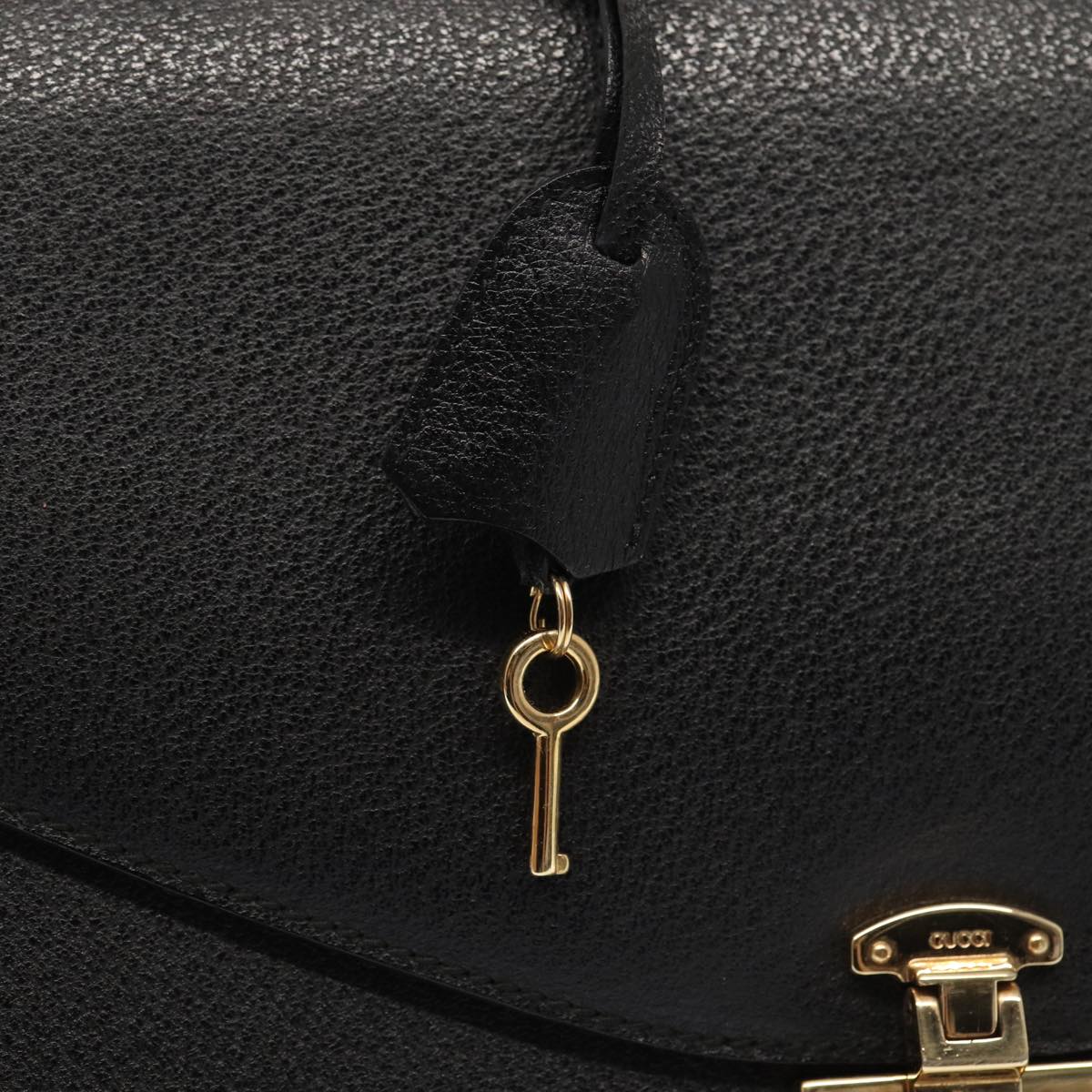 GUCCI Business Bag Leather 2way Black ep4781