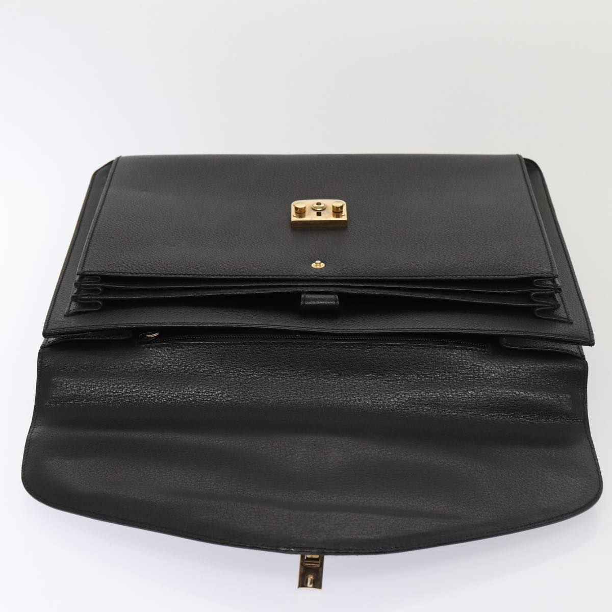 GUCCI Business Bag Leather 2way Black ep4781