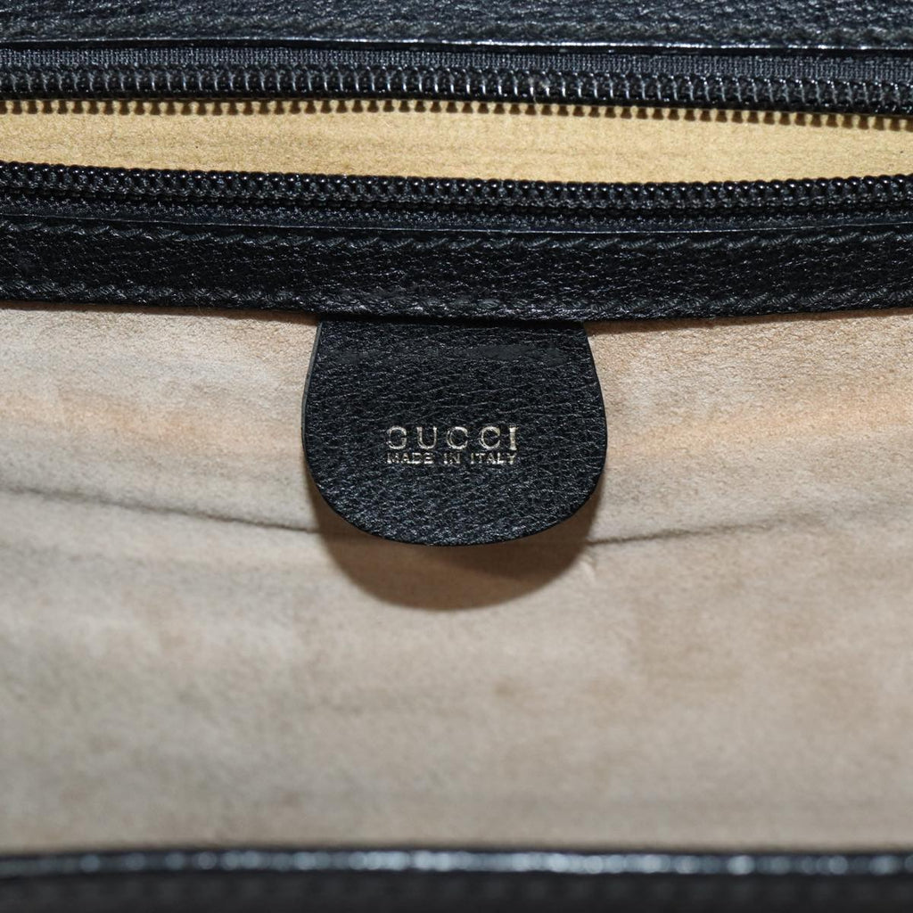 GUCCI Business Bag Leather 2way Black ep4781