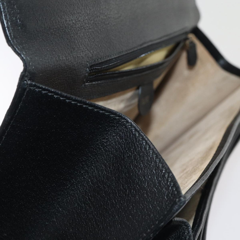 GUCCI Business Bag Leather 2way Black ep4781