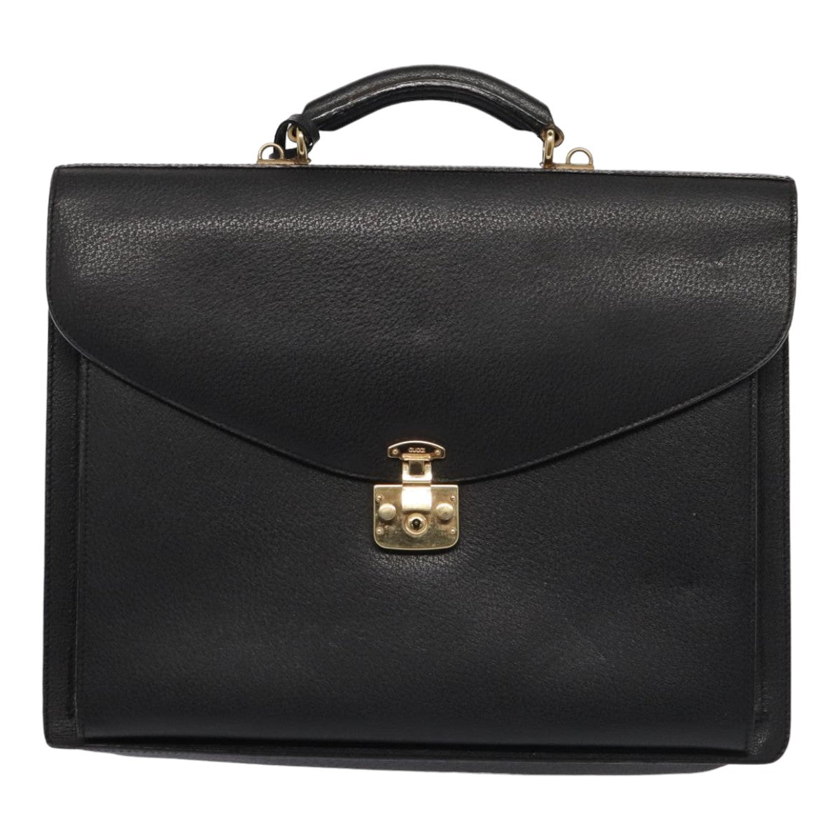 GUCCI Business Bag Leather 2way Black ep4781