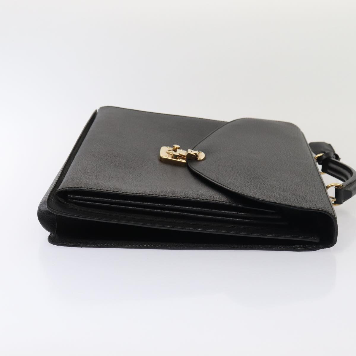 GUCCI Business Bag Leather 2way Black ep4781