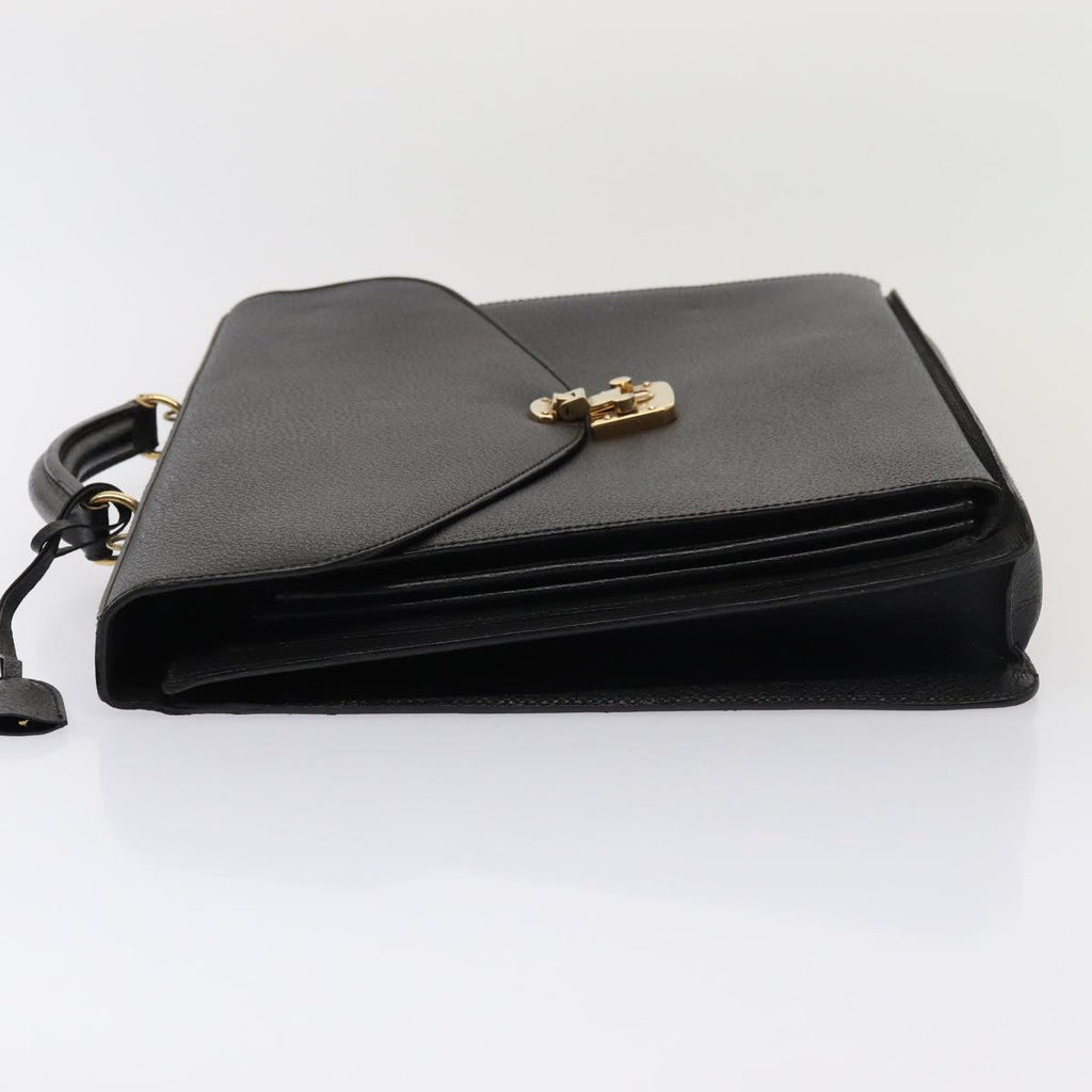 GUCCI Business Bag Leather 2way Black ep4781