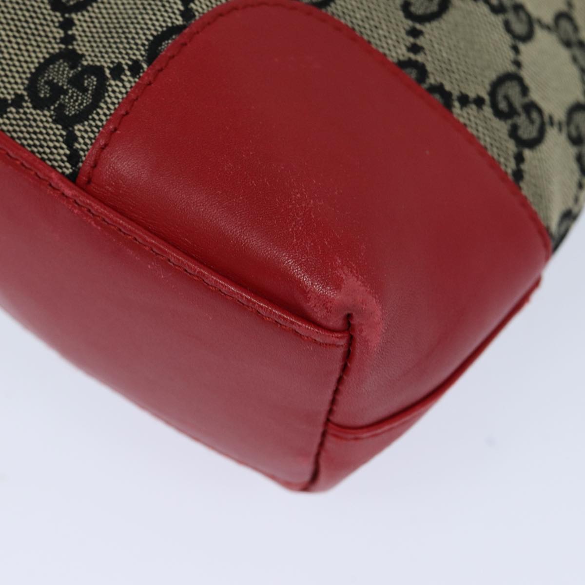 GUCCI GG Canvas Shoulder Bag Beige Red 001 4231 ep4806