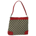 GUCCI GG Canvas Shoulder Bag Beige Red 001 4231 ep4806