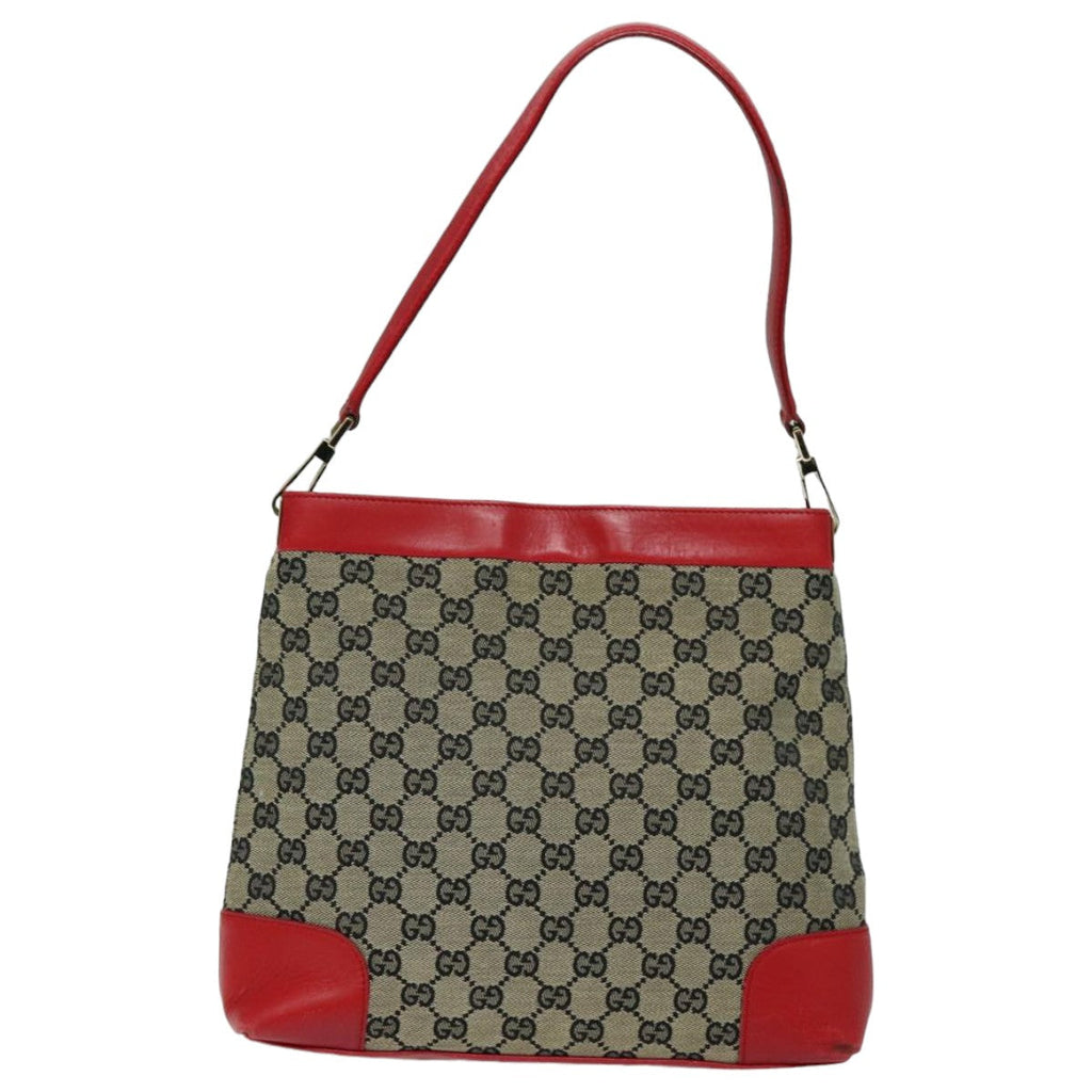 GUCCI GG Canvas Shoulder Bag Beige Red 001 4231 ep4806