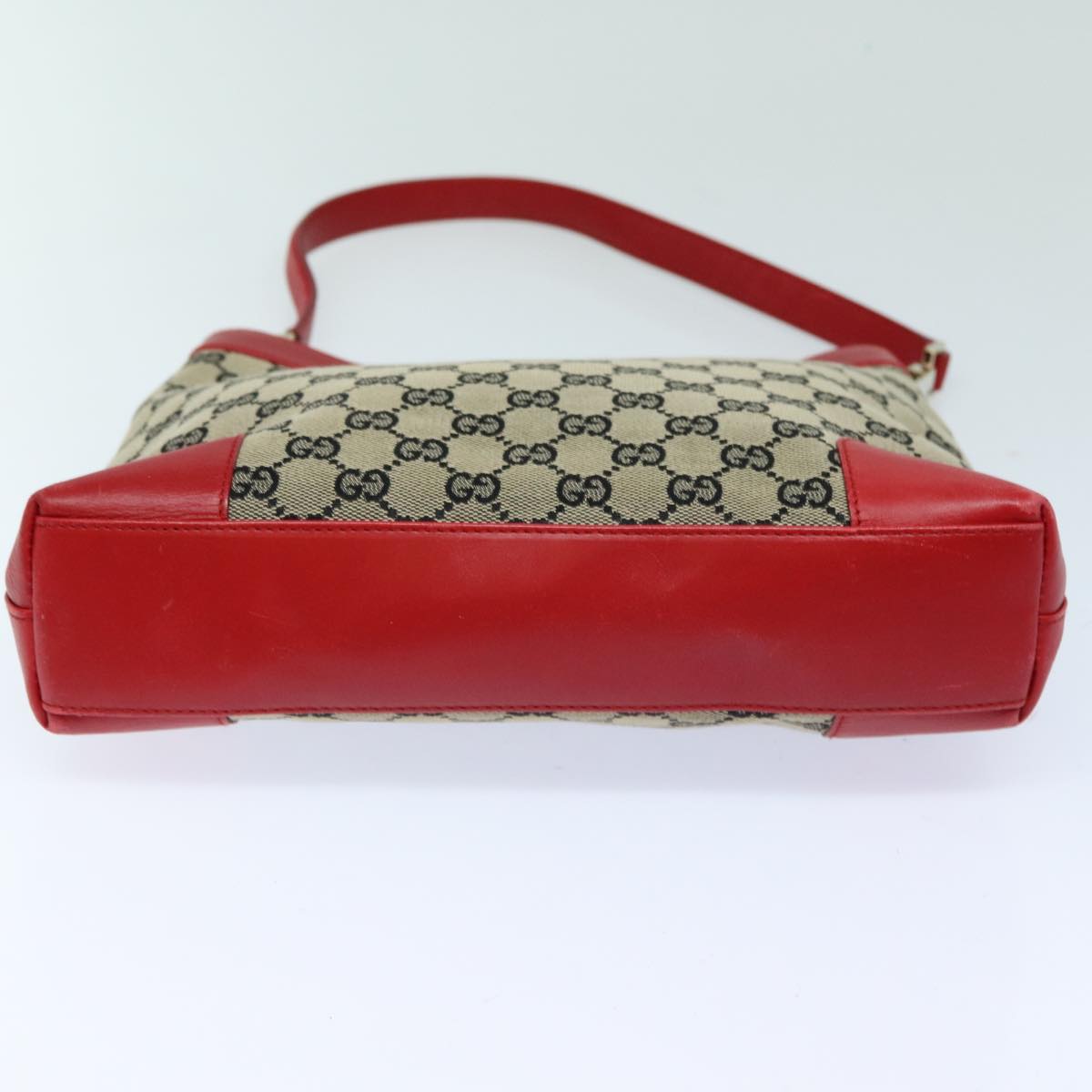 GUCCI GG Canvas Shoulder Bag Beige Red 001 4231 ep4806