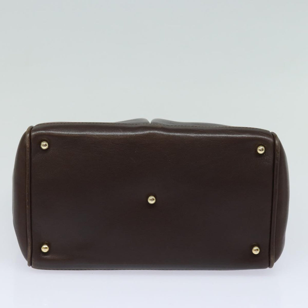 GUCCI Bamboo Hand Bag Leather 2way Brown 000 122 0316 ep4809