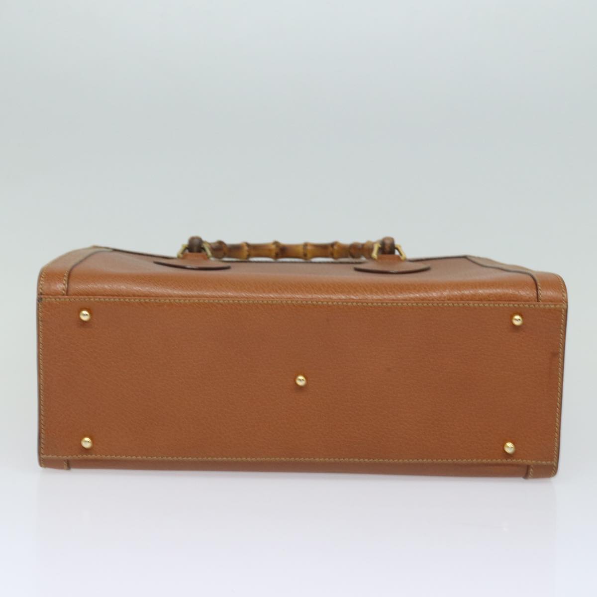 GUCCI Bamboo Hand Bag Leather Brown 002 1186 0260 ep4831
