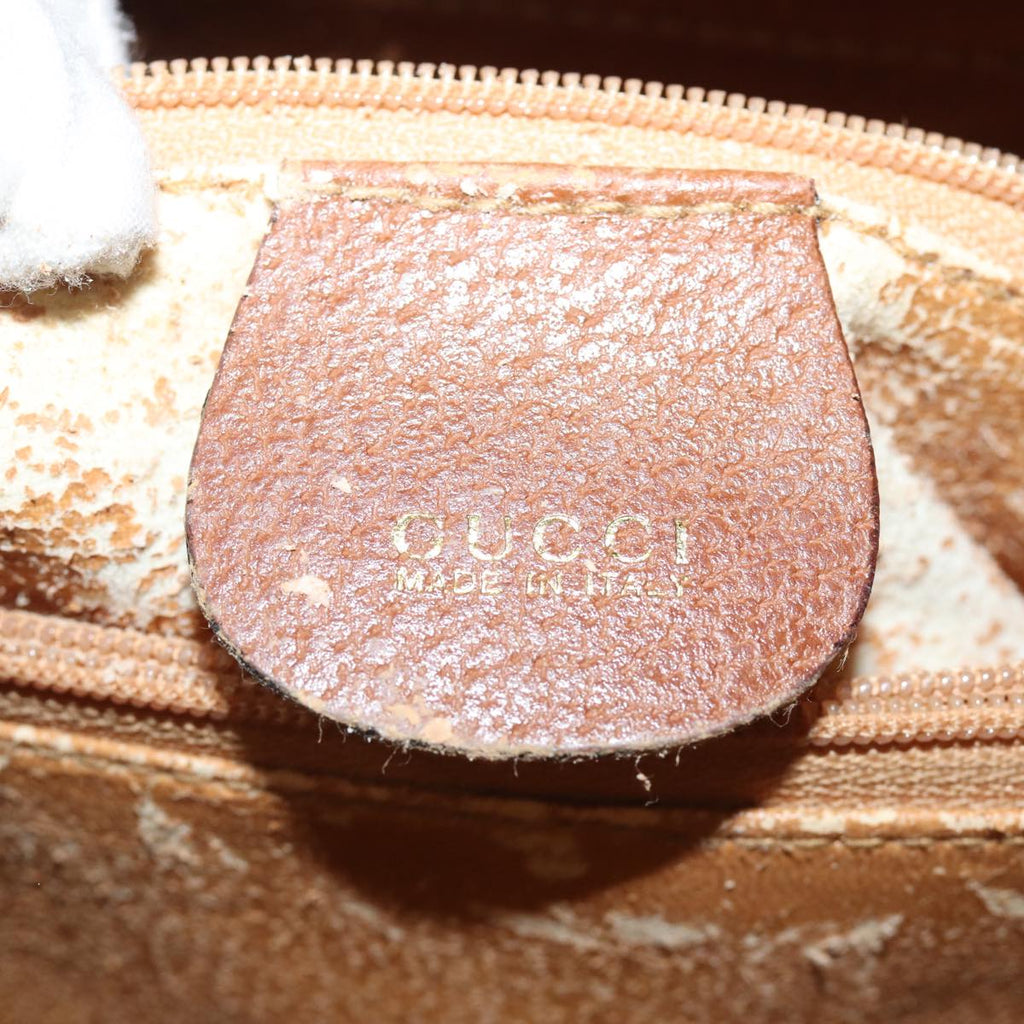 GUCCI Bamboo Hand Bag Leather Brown 002 1186 0260 ep4831