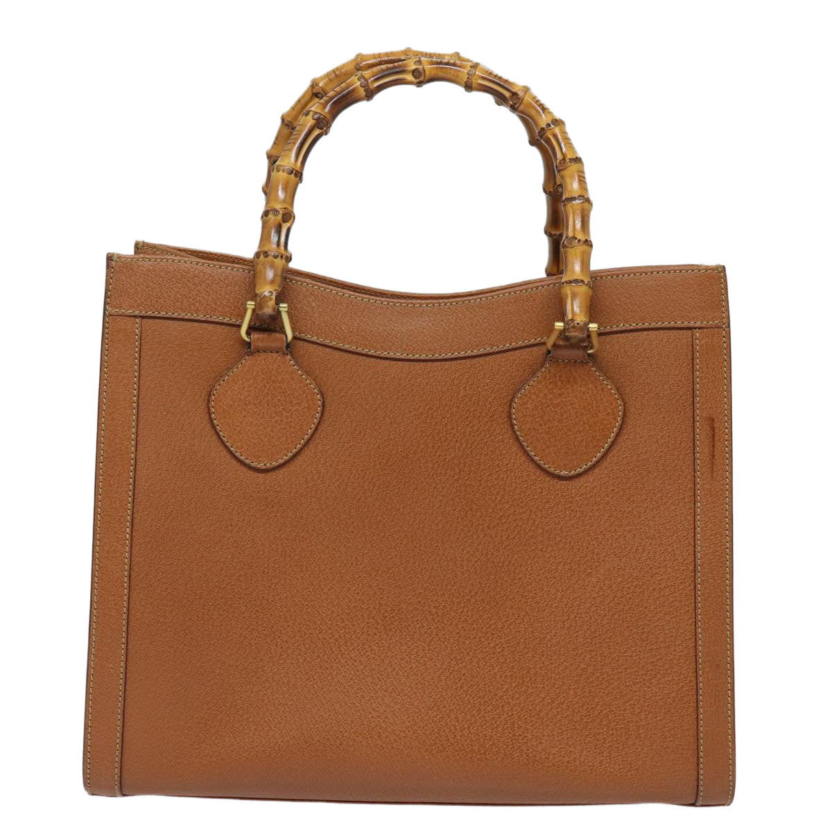 GUCCI Bamboo Hand Bag Leather Brown 002 1186 0260 ep4831