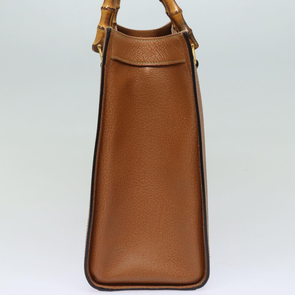 GUCCI Bamboo Hand Bag Leather Brown 002 1186 0260 ep4831